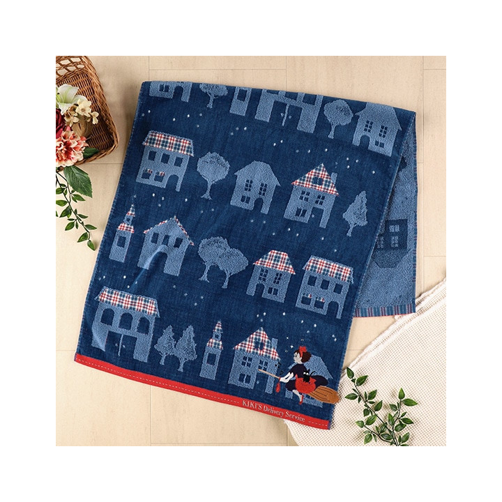 Grande Serviette La nuit du départ 60x120 cm - Kiki la petite sorcièr