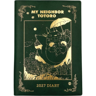 2027 Diary Totoro spinning top green gold foile - My Neighbor Totoro
