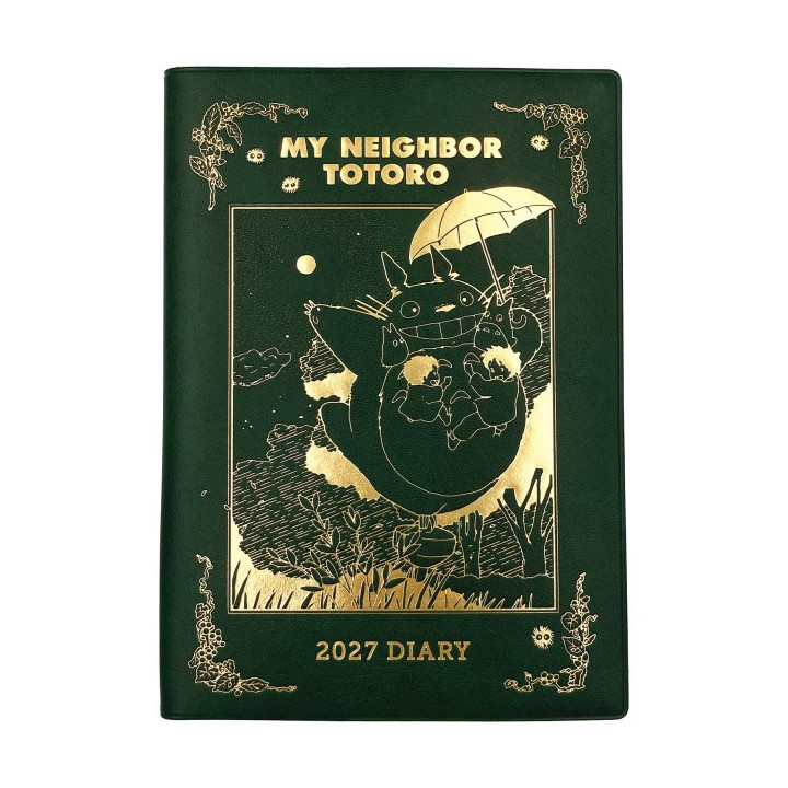 Agenda 2027 Totoro toupie vert dorure - Mon Voisin Totoro
