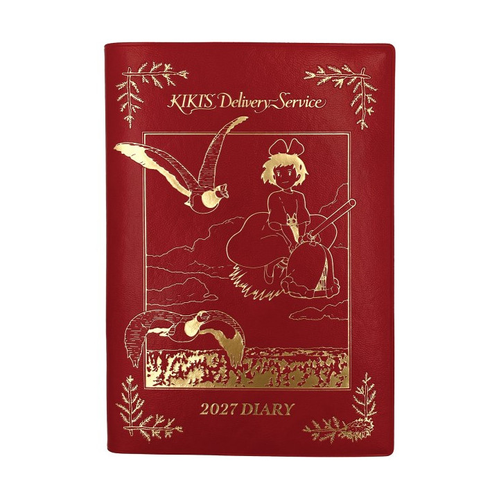 Agenda 2027 Kiki vole rouge dorure - Kiki la petite sorcière