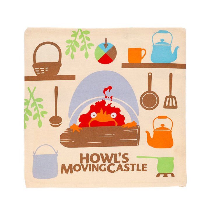 Natsu Cushion cover Cook with Calcifer  - Howl’s Moving Castle