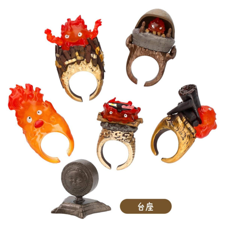 Blind box Ring Calcifer- Howl’s Moving Castle