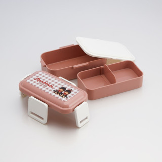 4 locks 2 Layers Lunch box - Monchhichi
