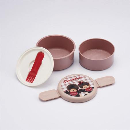 Bento Rond Deux Parties - Monchhichi