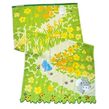 Serviette Fleurs Jaunes 60x120 cm - Mon voisin Totoro