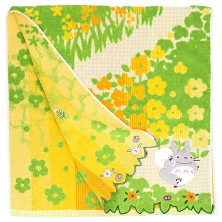 Serviette Fleurs Jaunes 60x120 cm - Mon voisin Totoro