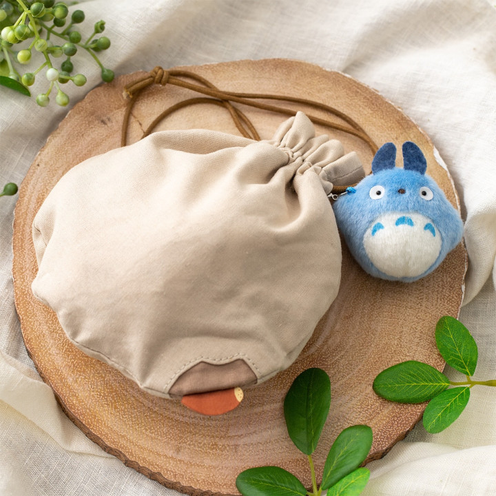 Laced pouch with Middle Totoro - My Neighbor Totoro