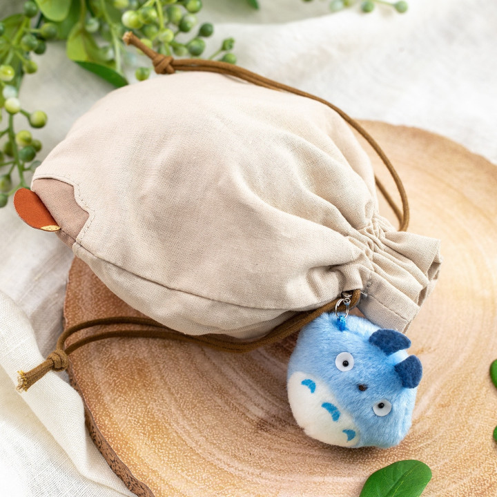 Laced pouch with Middle Totoro - My Neighbor Totoro