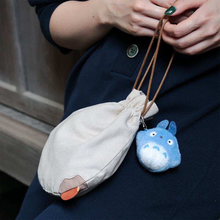 Laced pouch with Middle Totoro - My Neighbor Totoro