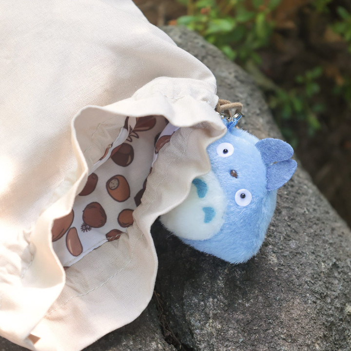 Laced pouch with Middle Totoro - My Neighbor Totoro