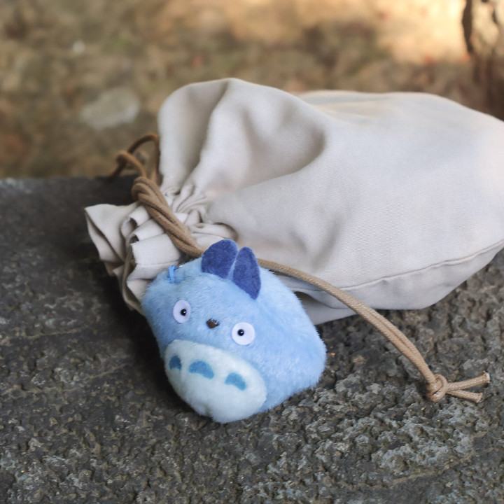 Laced pouch with Middle Totoro - My Neighbor Totoro