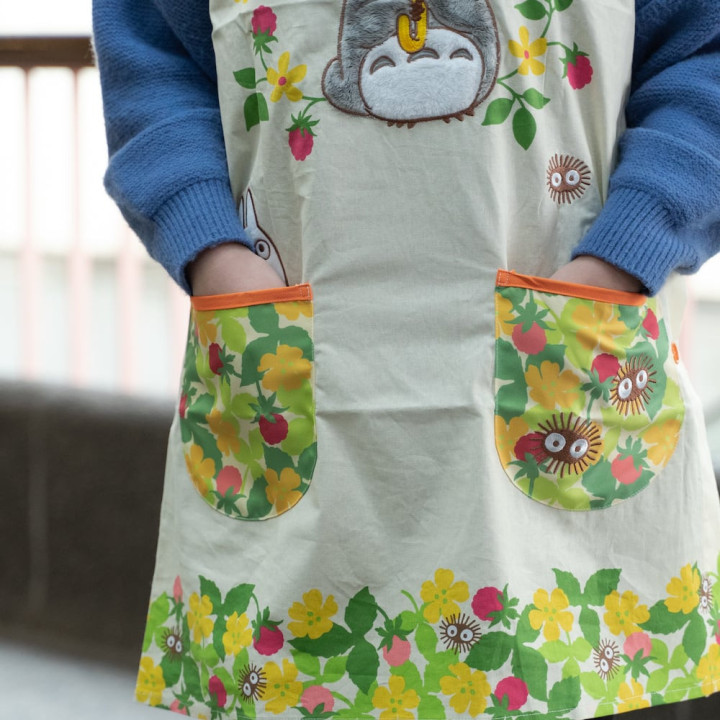 Totoro fields of flowers Apron 84x61,5 cm - My Neighbor Totoro