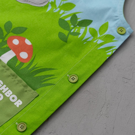 Totoro with mushrooms Apron 84x61,5 cm - My Neighbor Totoro