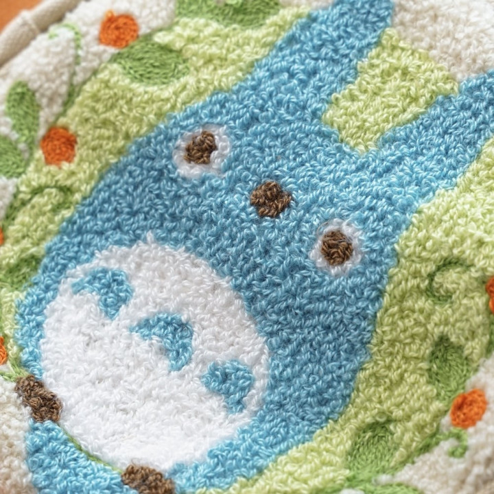 Round pouch Totoro Blue - My Neighbor Totoro
