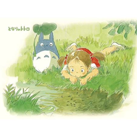 Puzzle 150P et chevalet Au bord du petit ruisseau - Mon Voisin Totoro