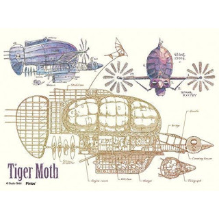 Puzzle 150P and easel Tiger Moth - Castle in the Sky
