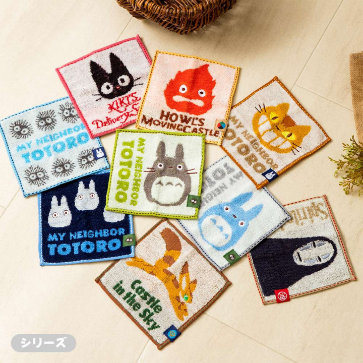 Mame Mini Towel Calcifer 15x15 cm  - Howl's Moving Castle