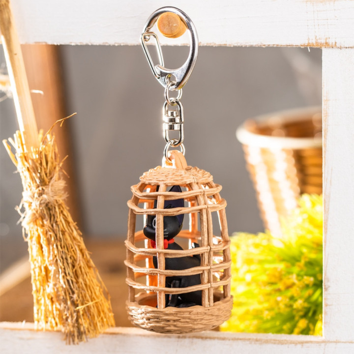 Keychain Jiji in cage - Kiki’s Delivery Service