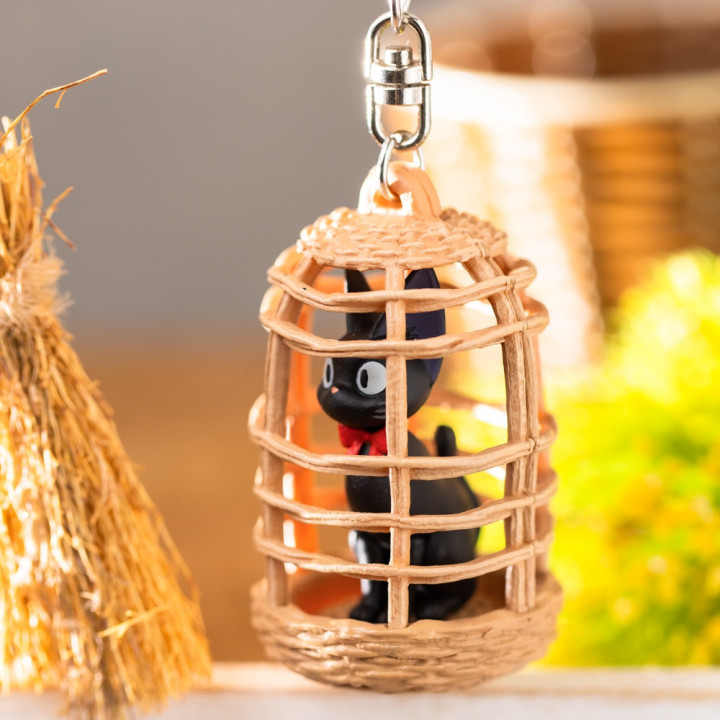 Keychain Jiji in cage - Kiki’s Delivery Service