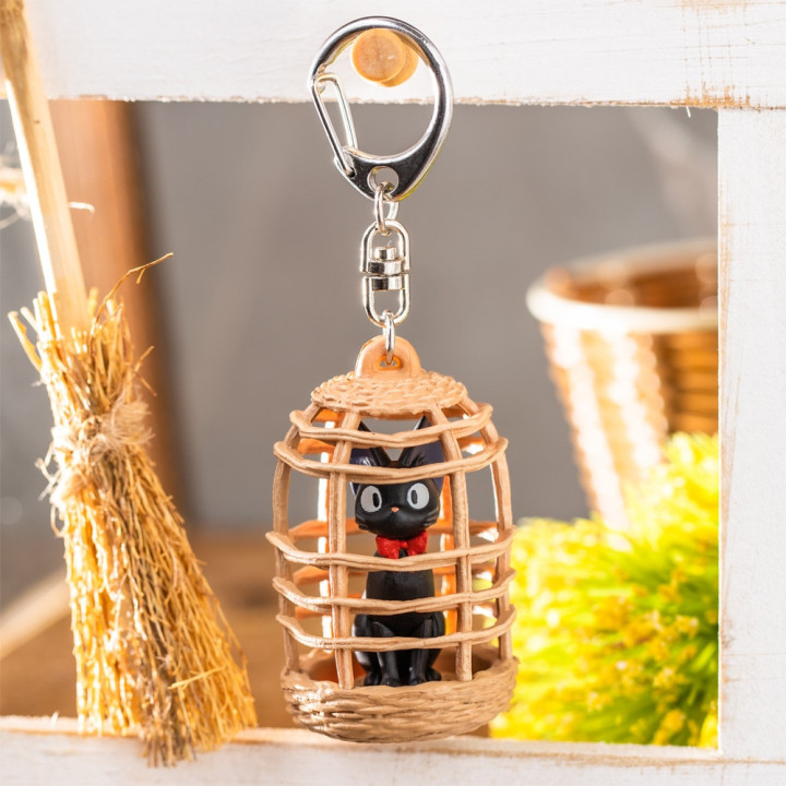 Keychain Jiji in cage - Kiki’s Delivery Service