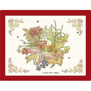 Puzzle 150P and easel Autumn nuts - My Neighbor Totoro