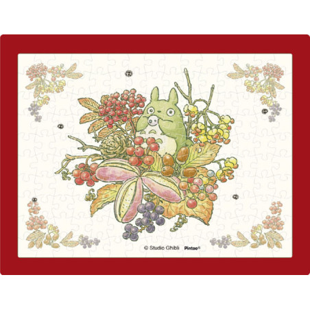 Puzzle 150P and easel Autumn nuts - My Neighbor Totoro
