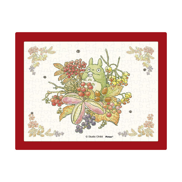 Puzzle 150P & easel Autumn nuts - My Neighbor Totoro