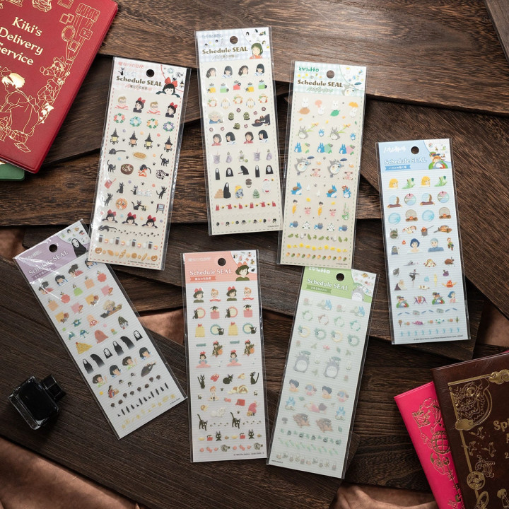 Mini Schedule Stickers - Howl's Moving Castle