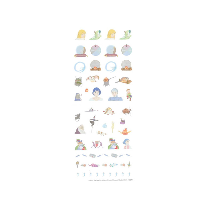 Mini Schedule Stickers - Howl's Moving Castle