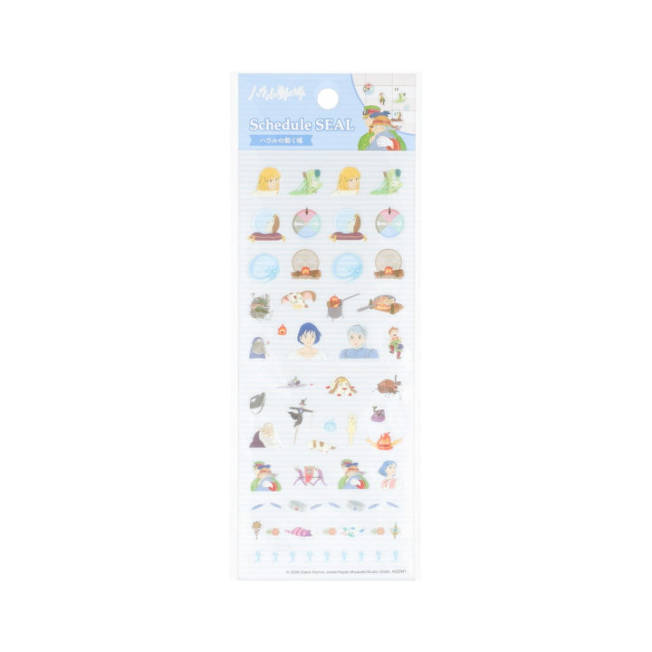 Mini Schedule Stickers - Howl's Moving Castle