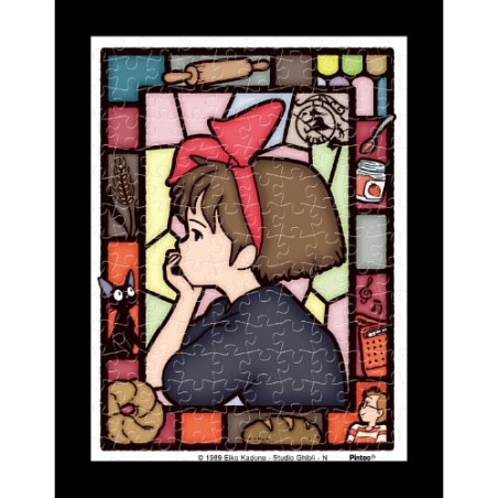 Stained glass Puzzle 150P and easel Kiki - Kiki's Delivery Service