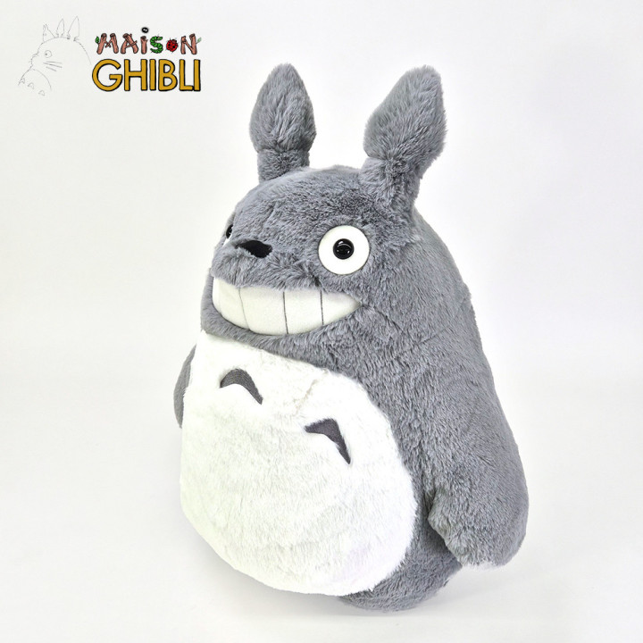 Peluche Funwari Totoro Gris souriant L - Mon Voisin Totoro