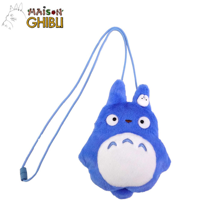 Medium Totoro plush pouch with strings - My Neighbor Totoro