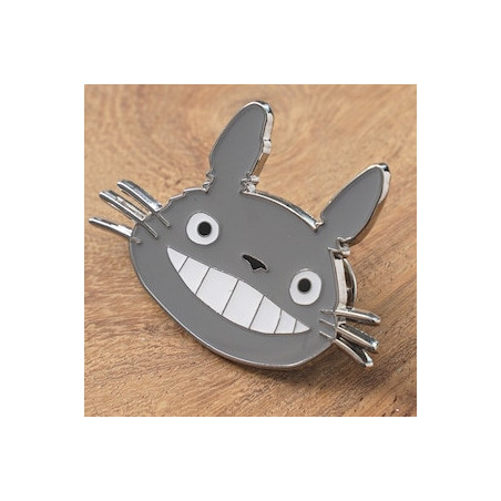 Pins Totoro Gris Gros Plan - Mon Voisin Totoro
