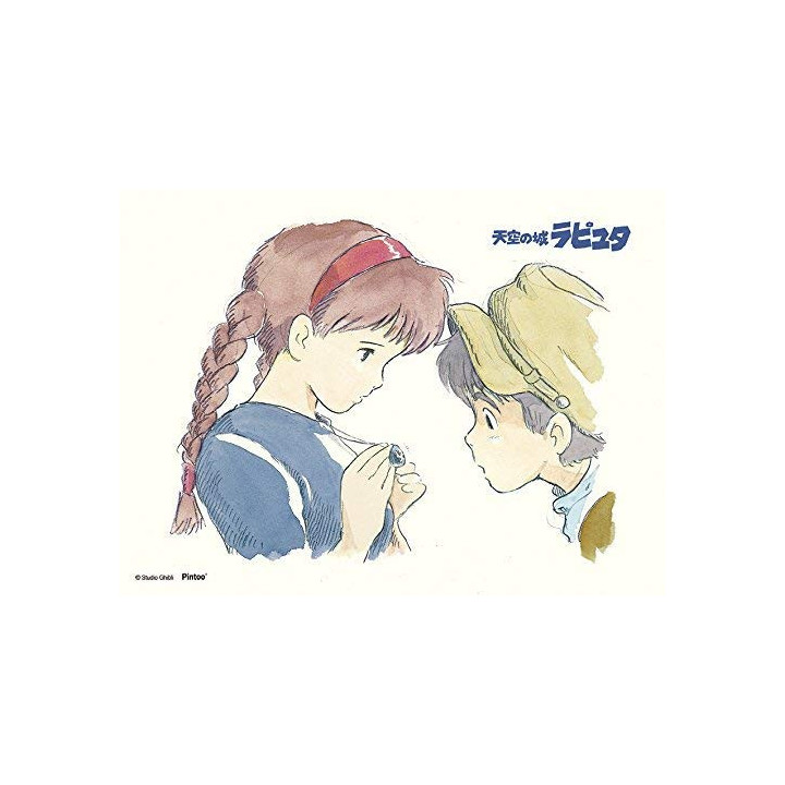 Puzzle 150P & chevalet Sheeta & Pazu - Le Château dans le ciel