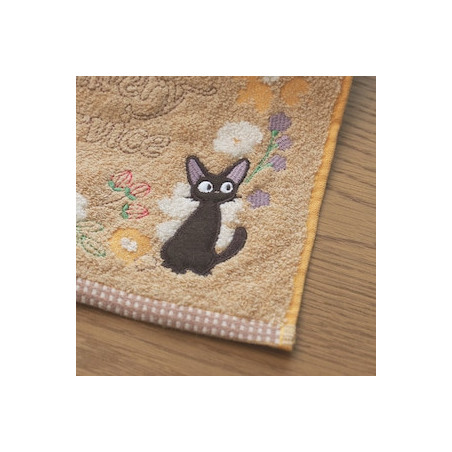 Mini Serviette Fleur Sépia 25x25 cm - Kiki la petite sorcière