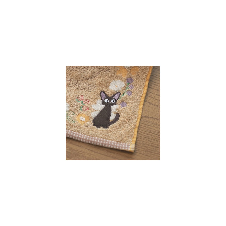 Mini Serviette Fleur Sépia 25x25 cm - Kiki la petite sorcière