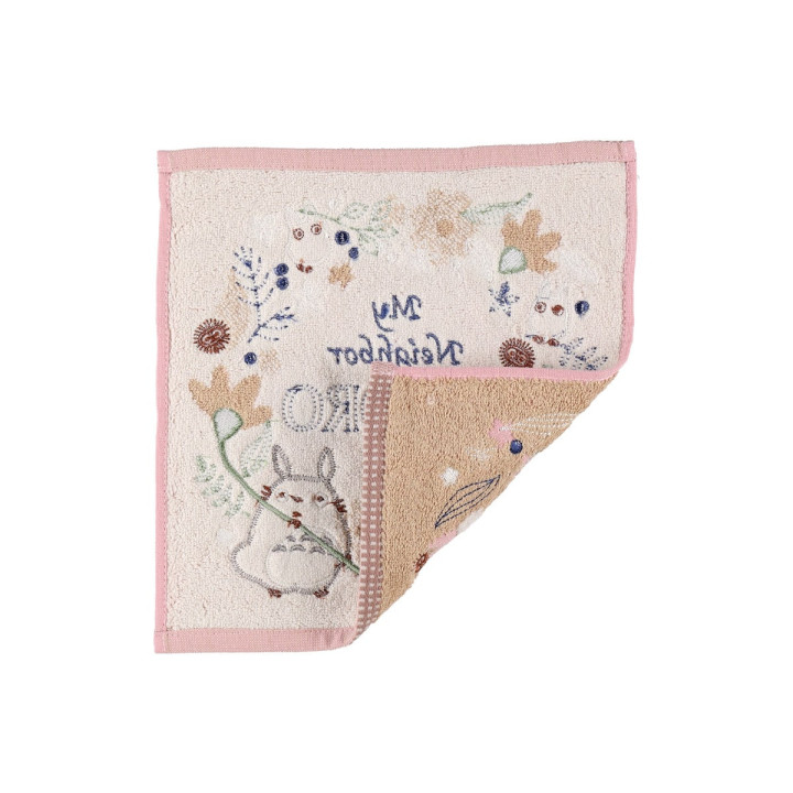Mini Serviette Feuille Antique 25x25 cm - Mon voisin Totoro