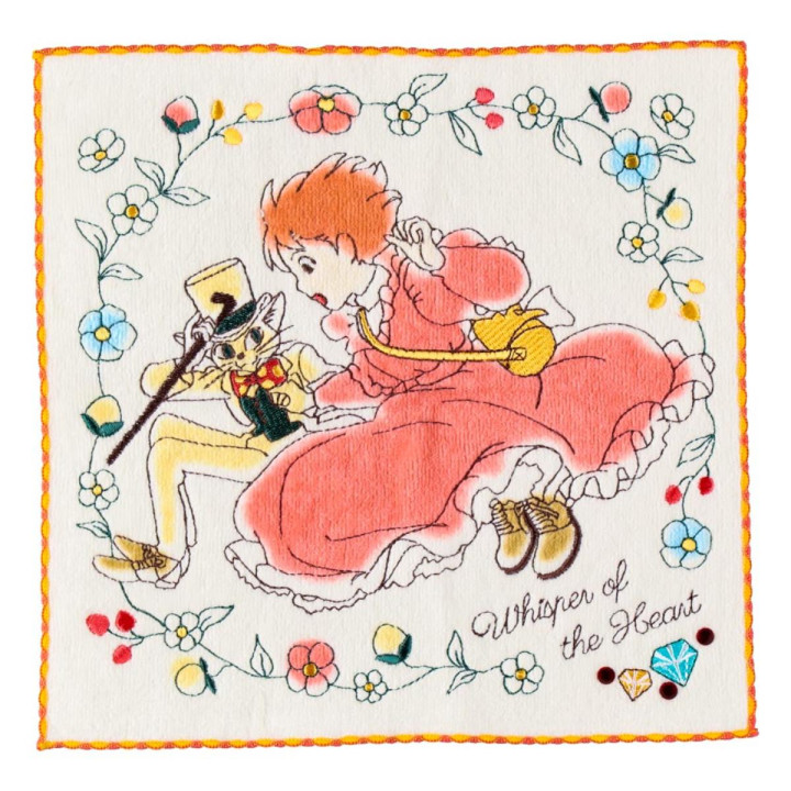 Mini Serviette Shizuku & Baron 25x25 cm - Si tu tends l'oreille