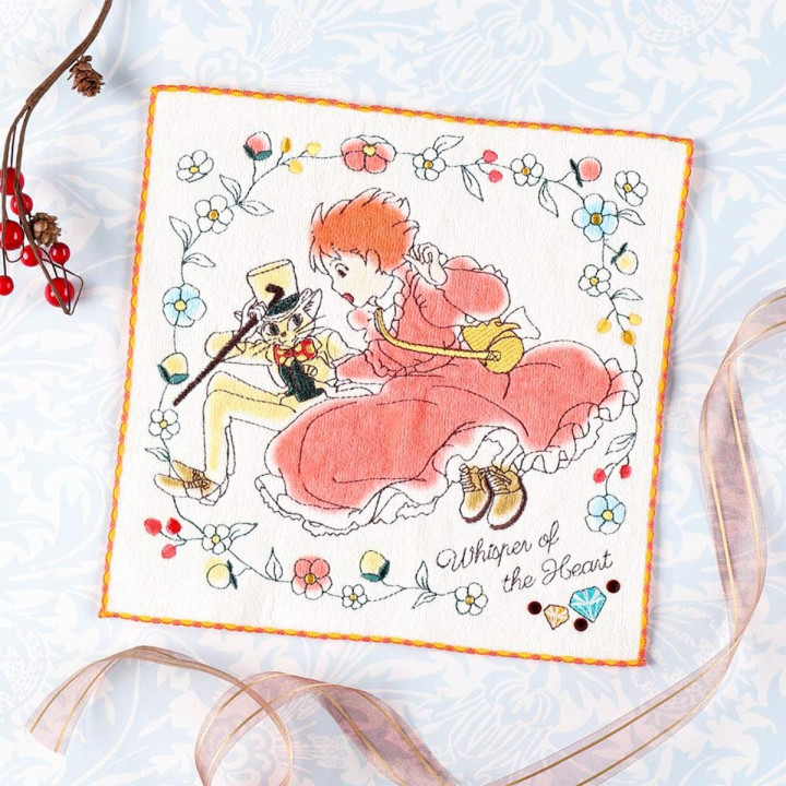Mini Serviette Shizuku & Baron 25x25 cm - Si tu tends l'oreille