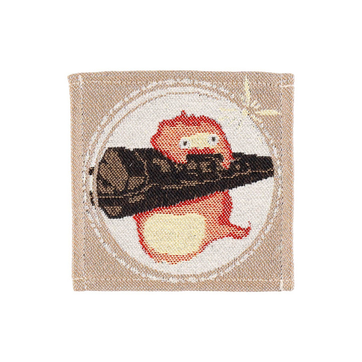Set of 4 embroidered coasters - Howl’s Moving Castle