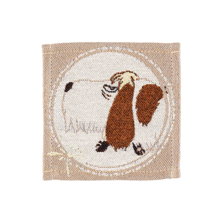 Set of 4 embroidered coasters - Howl’s Moving Castle