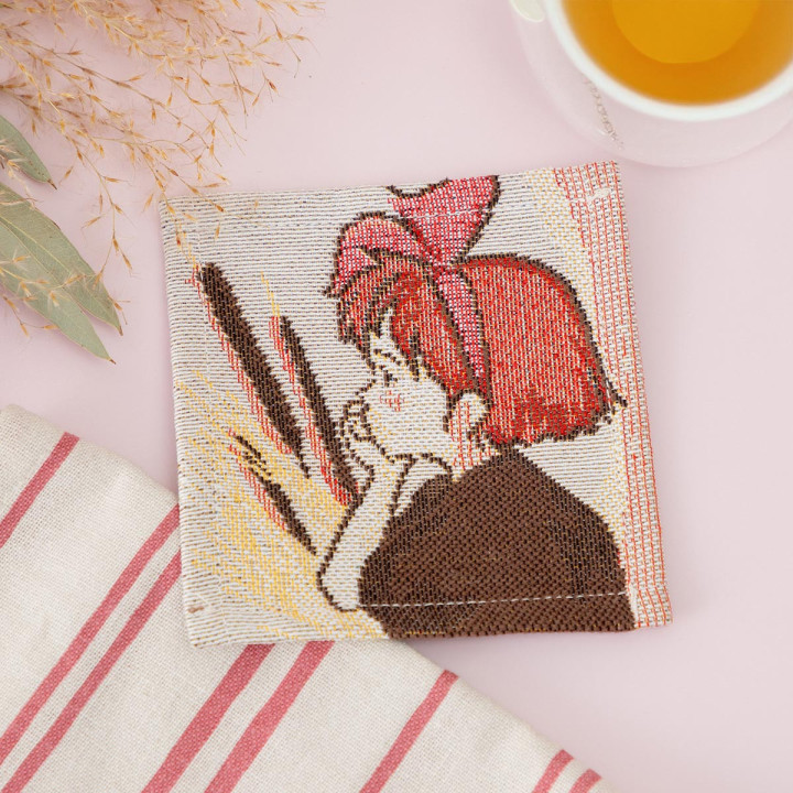 Set de 4 sous-verre brodés - Kiki la petite sorcière