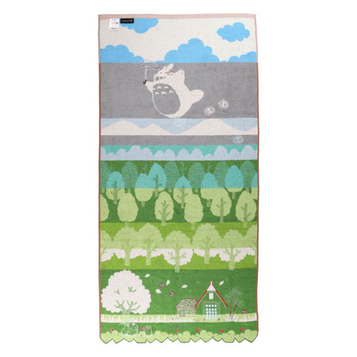 Mini Towel Totoro in the sky 60x120 cm - My Neighbor Totoro