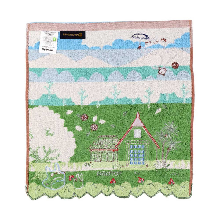 Mini Towel Totoro in the sky 34x36 cm - My Neighbor Totoro