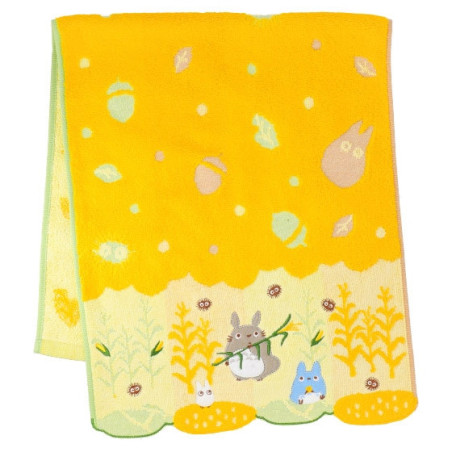 Serviette Maïs et Totoro 34x75 cm - Mon Voisin Totoro