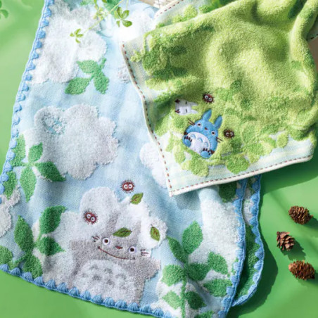 Coffret 4 Serviettes Totoro Forêt - Mon Voisin Totoro