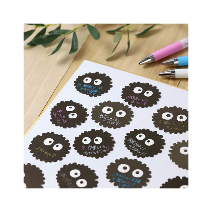 Sticker set Soot Sprites - My Neighbor Totoro