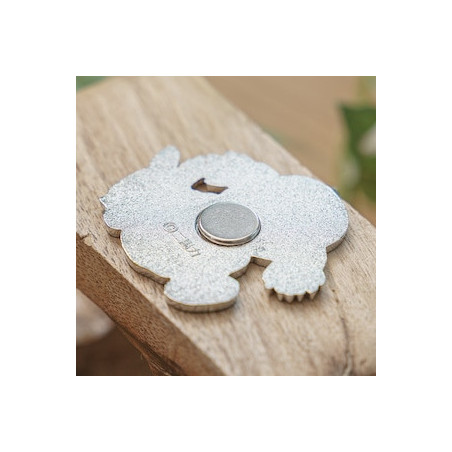 Magnet Mei et Totoro Blanc -  Mon Voisin Totoro