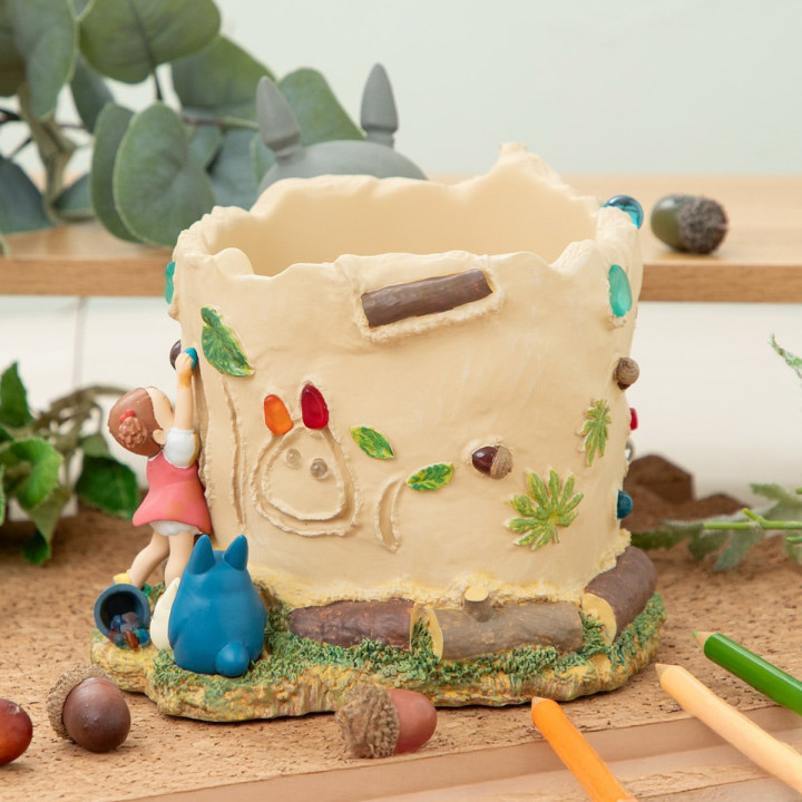 Planter Totoro & Mei have fun - My Neighbor Totoro